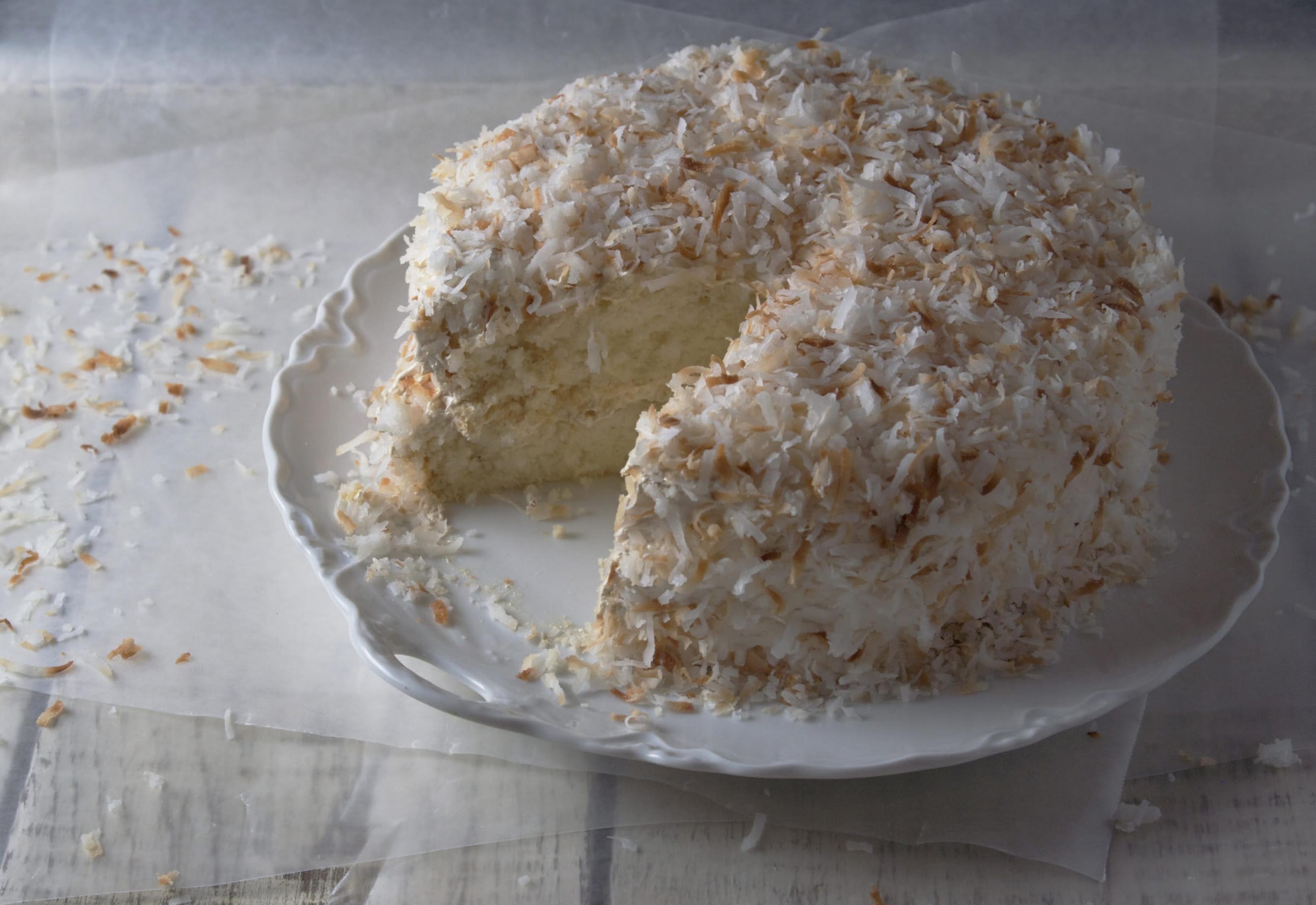 Almond Coconut Cake Recipe & Cooks Vanilla
