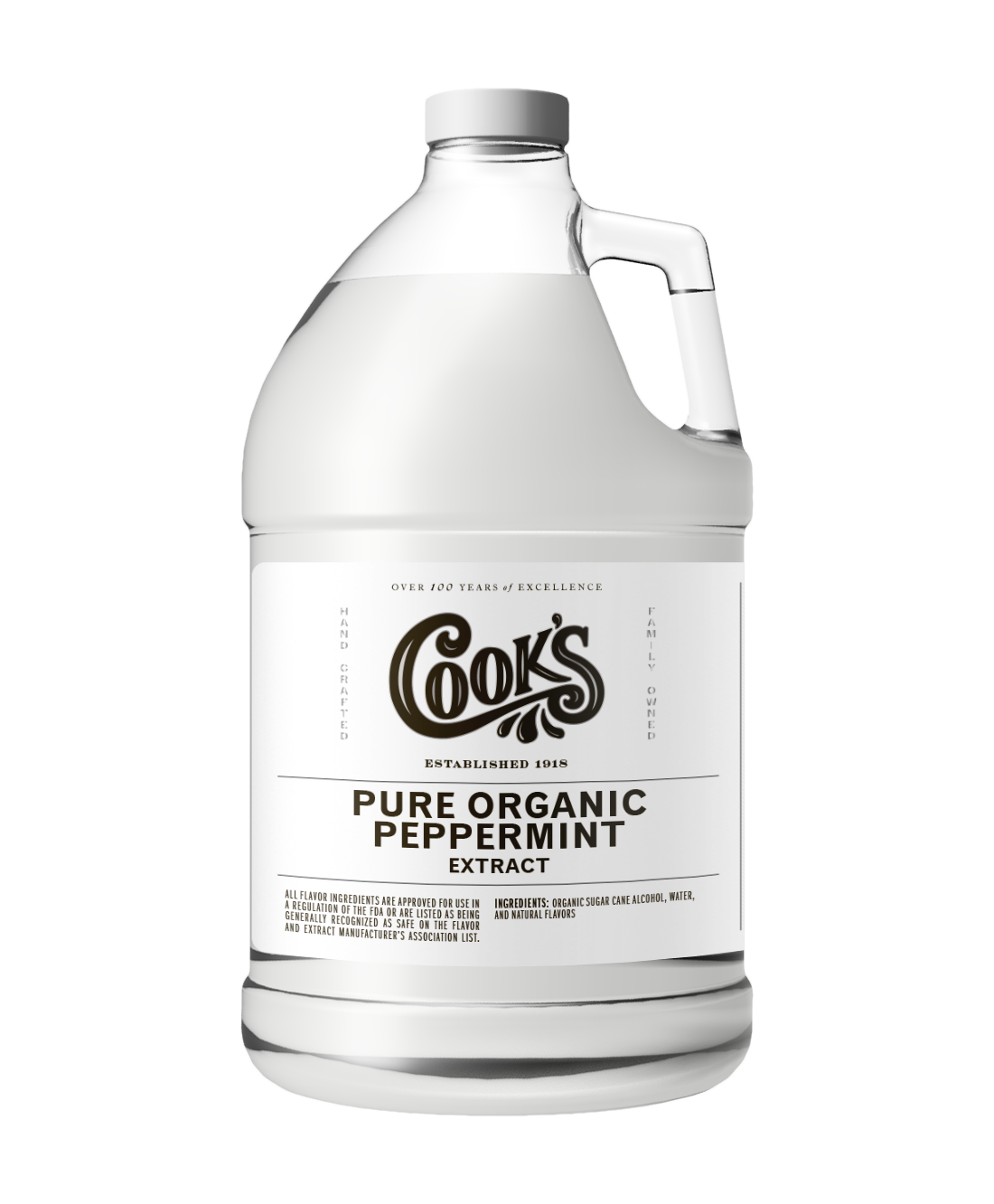 Organic Pure Peppermint Extract | Wholesale | Cook Flavoring Company | Cooks Vanilla Organic Pure Peppermint Extract | Wholesale | Cook Flavoring Company | Cooks Vanilla