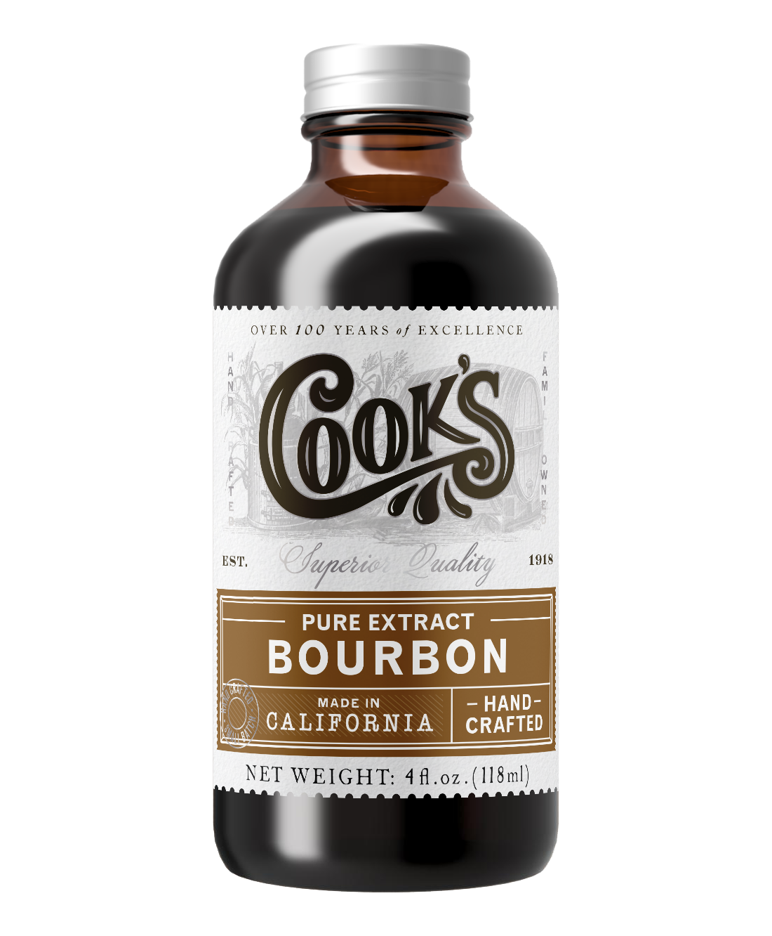 Pure Bourbon Extract | Cook Flavoring Company & Cooks Vanilla