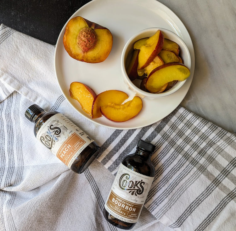 Alcohol-free Whiskey Peaches