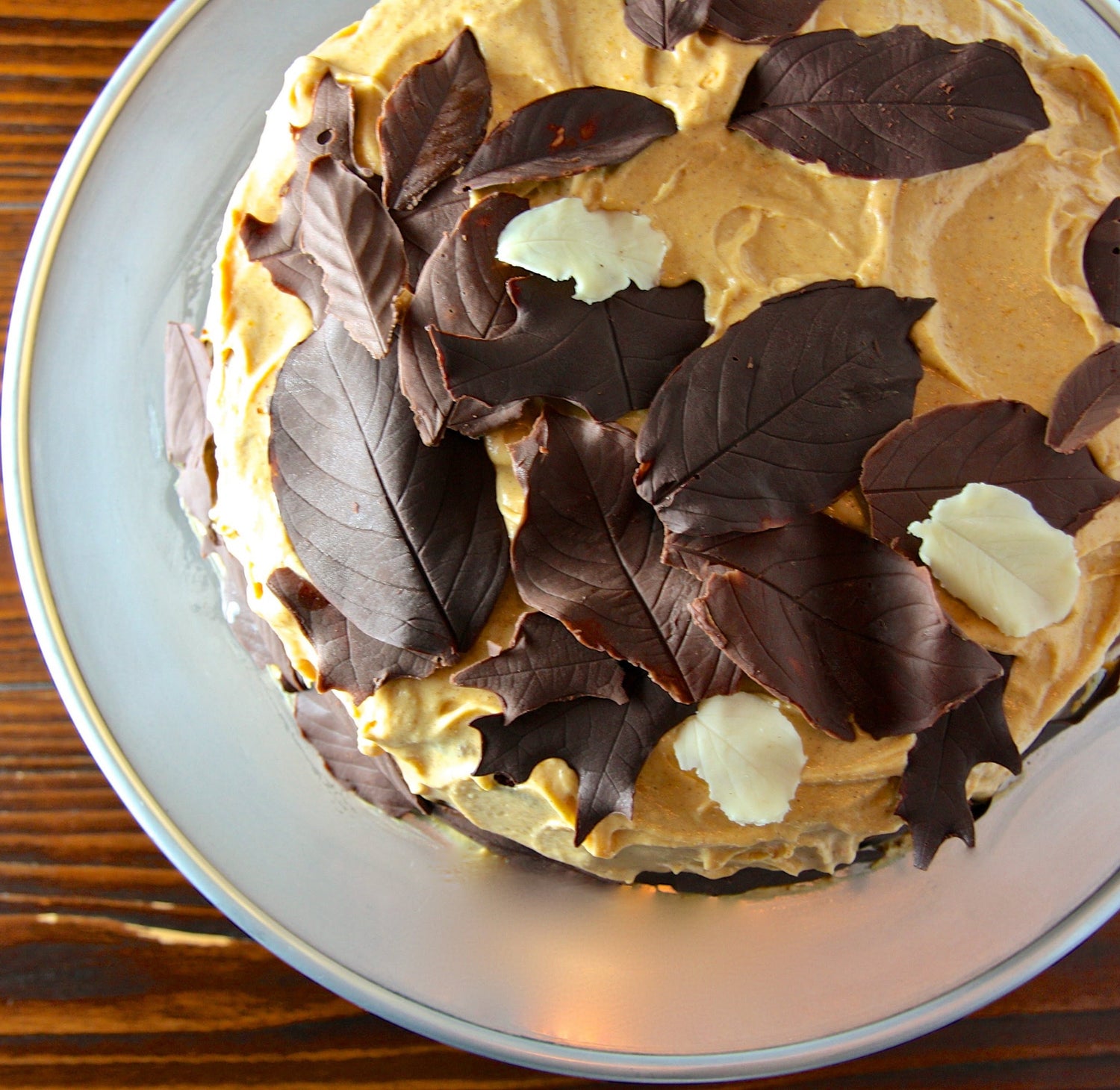Chocolate Cake with Pumpkin Cream Cheese Icing Recipe