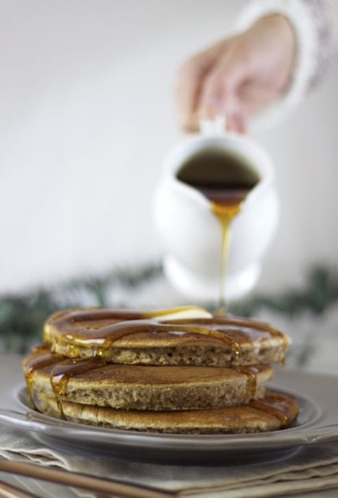 Chocolate Cottage Cheese Pancakes
