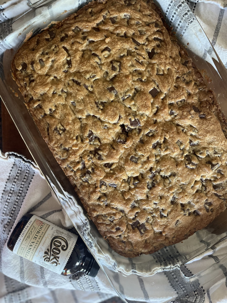 Double Chocolate Chip Cookie Bars