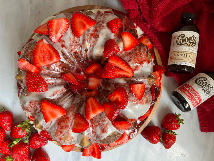 Strawberry Bundt Cake