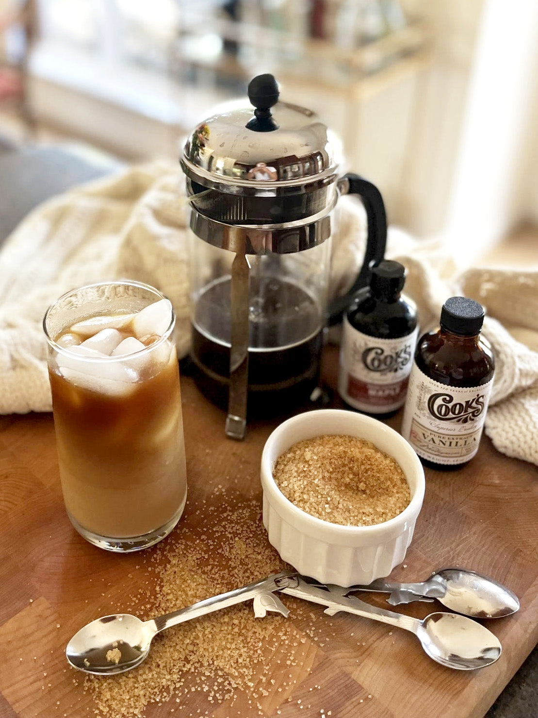 Iced Brown Sugar Oat Milk Latte
