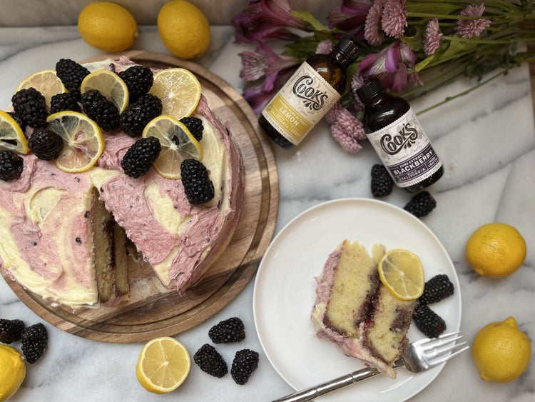 Lemon and Blackberry Cake