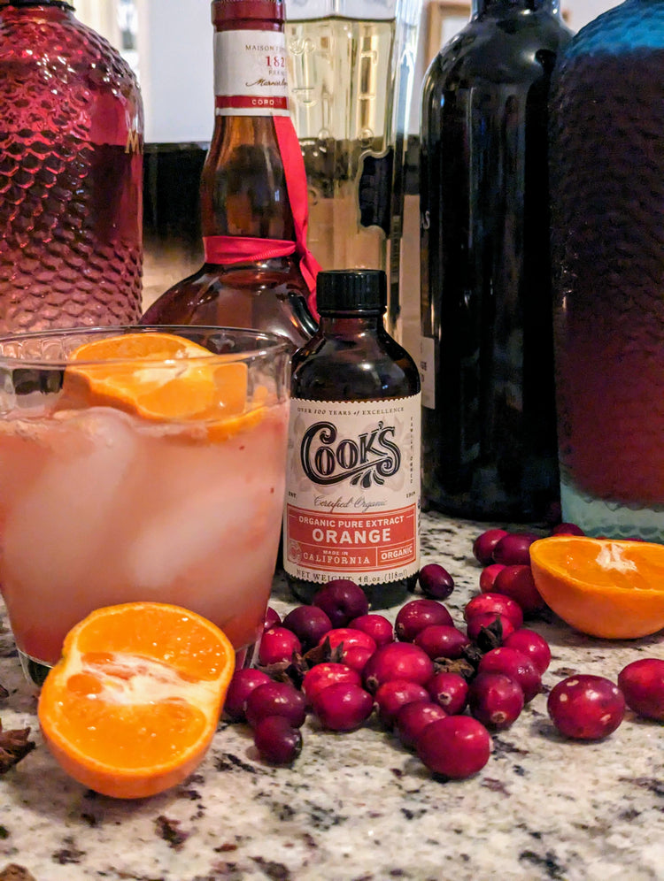 Orange and Cranberry Spritzer