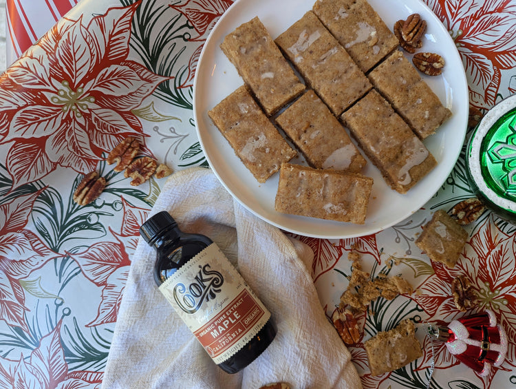 Maple Pecan Shortbread