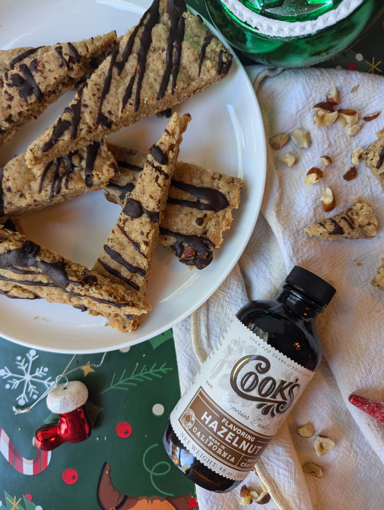 Coffee and Hazelnut Shortbread