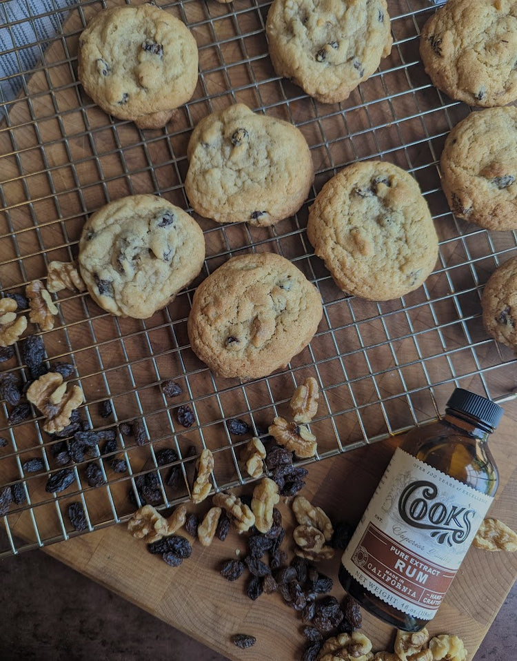 Rum Raisin Cookies