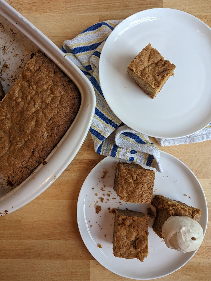 White Chocolate Macadamia Blondies