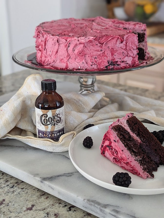 Blackberry Chocolate Cake