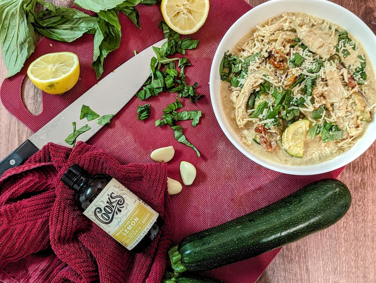 Lemon and Cream Cheese Chicken Couscous