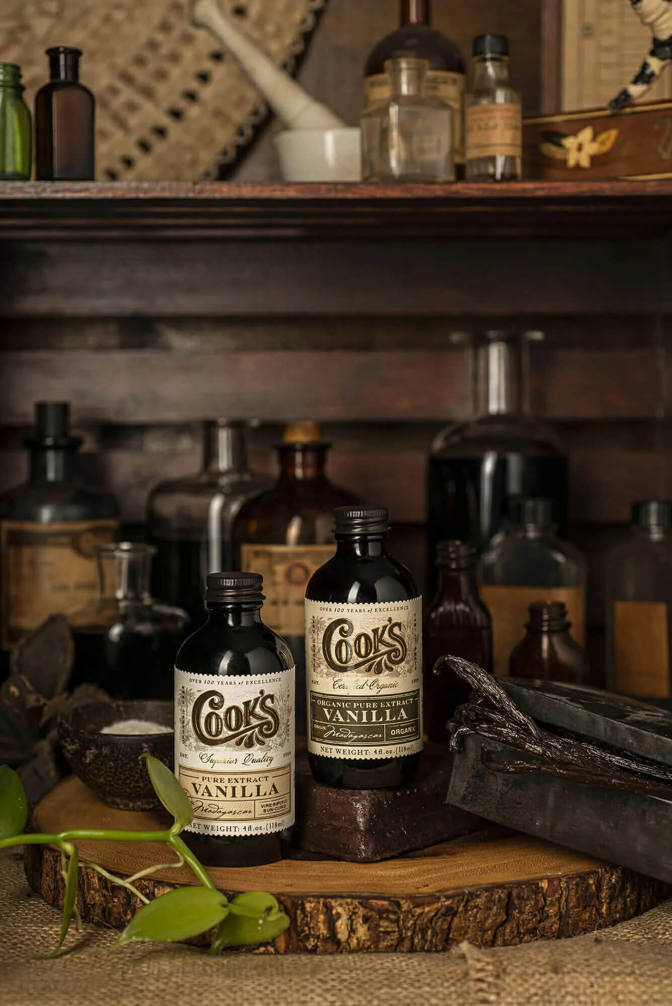 Homemade Root Beer Extract (10 Gallons) & Cooks Vanilla