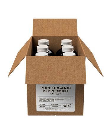 Case of Organic Pure Peppermint Extract